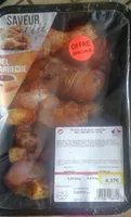 Pilons de poulet marines miel barbecue crus