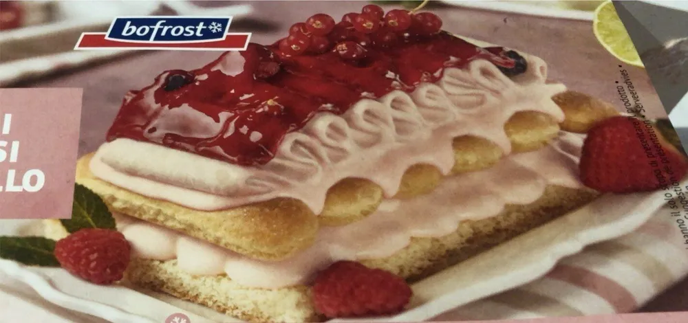 Tiramisu’ ai frutti rossi con limoncello