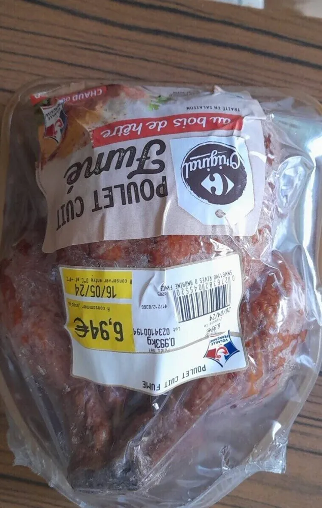 Poulet cuit fumé au bois de Hêtre