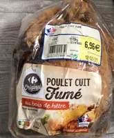 Poulet cuit fumé