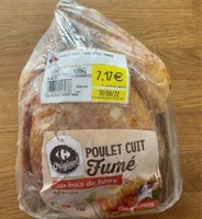 Poulet cuit fumé