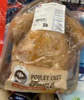 Poulet cuit fumé