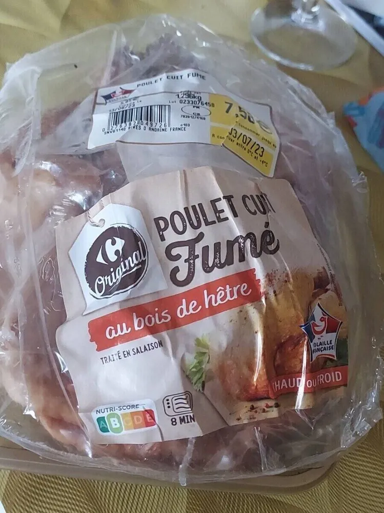 Poulet fumé