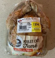 Poulet cuit fumé