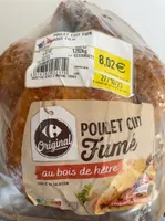 Poulet cuit fumé