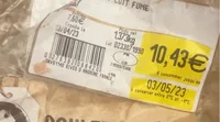 Poulet cuit fumé