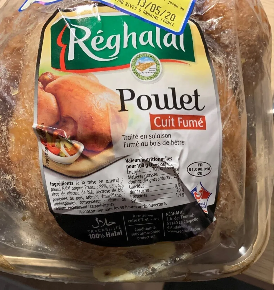Poulet fumé