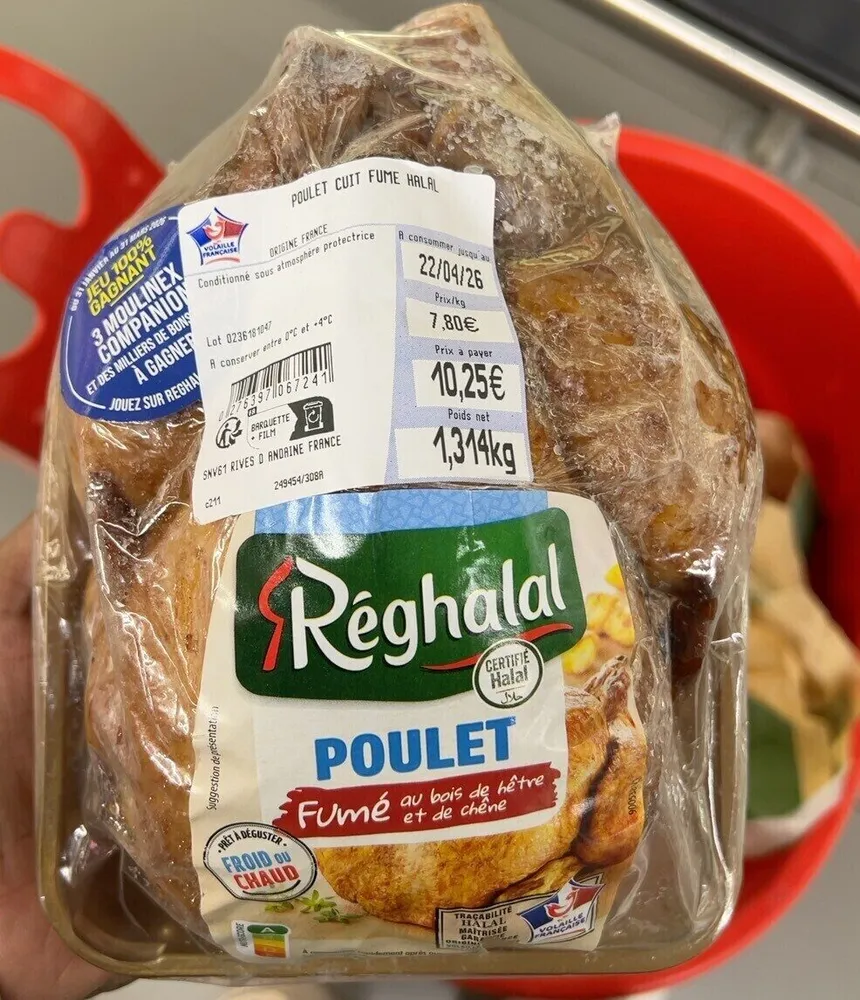 Poulet fumé