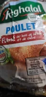 Poulet cuit fumé Halal