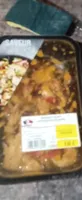 Émincés de filet de poulet mariné aigre douce avec légumes