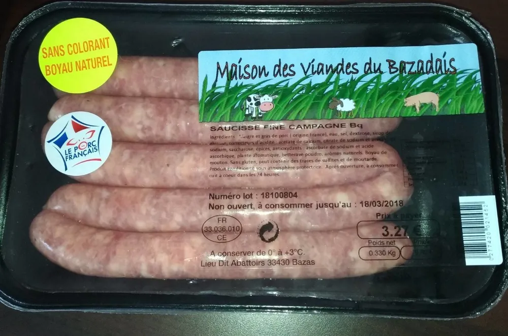 Saucisse fine campagne