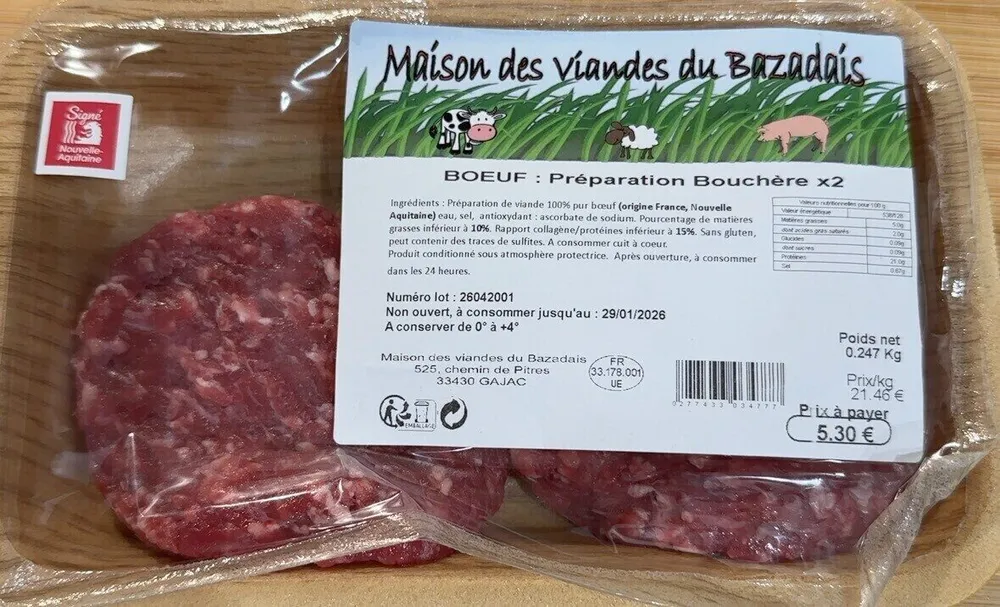 Viande hachée