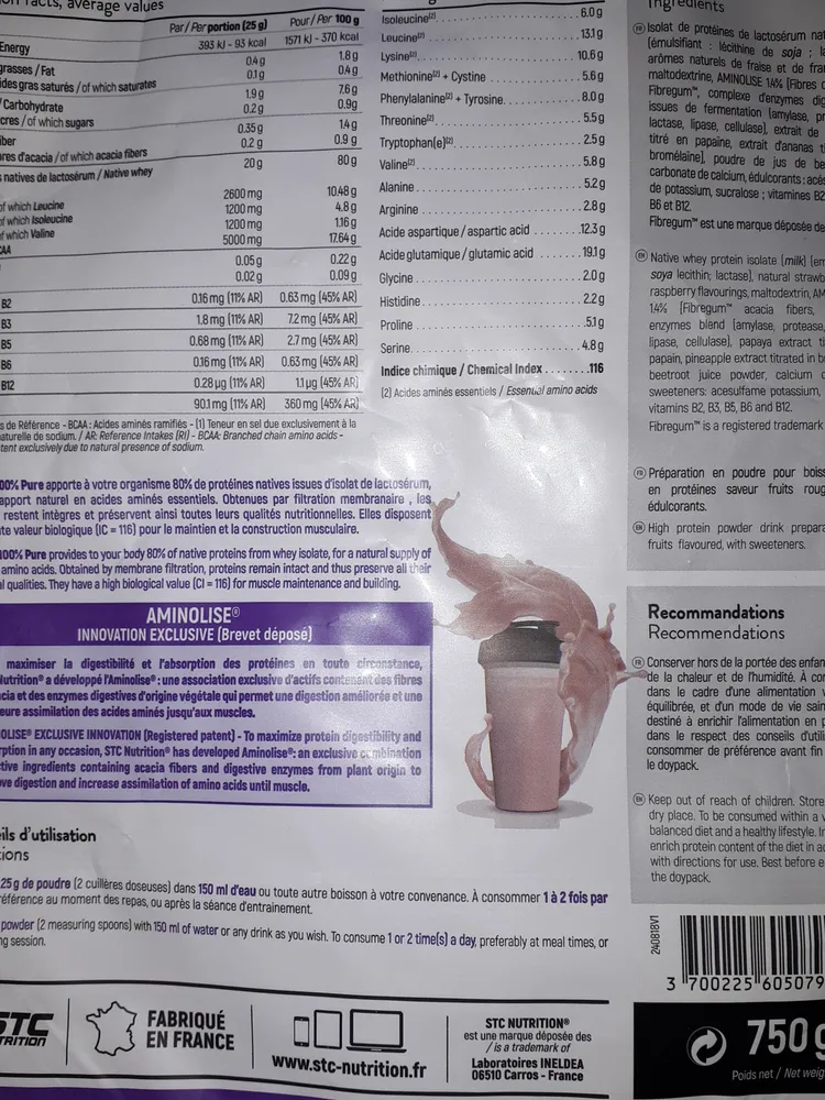 STC nutrition ISOLATE 100% PURE