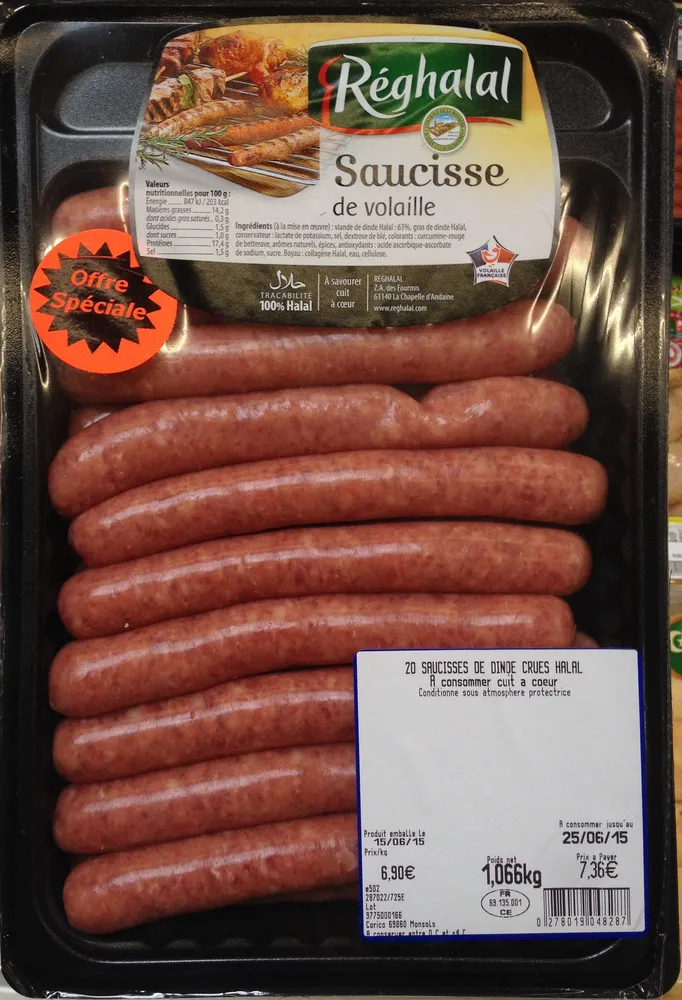 Saucisse de volaille