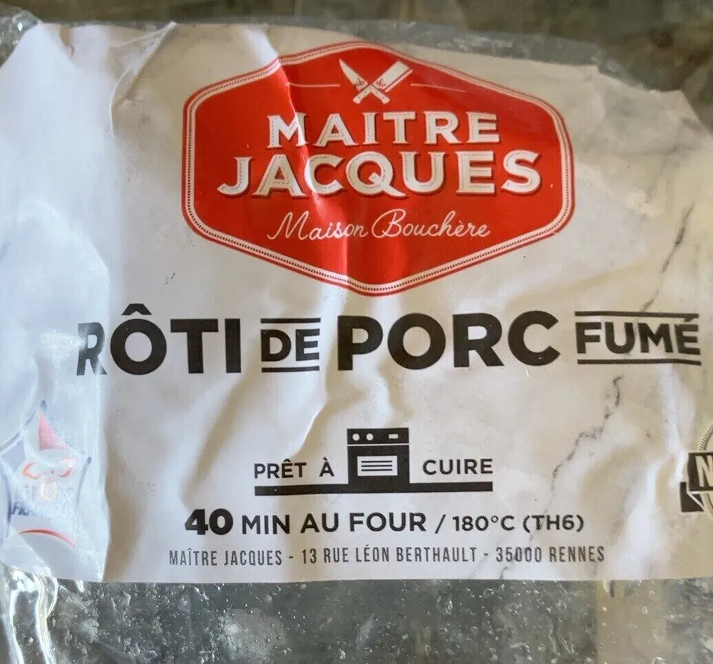Filet de porc saumuré étuvé fumé