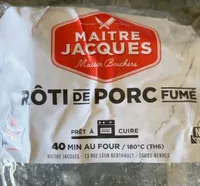 Filet de porc saumuré étuvé fumé