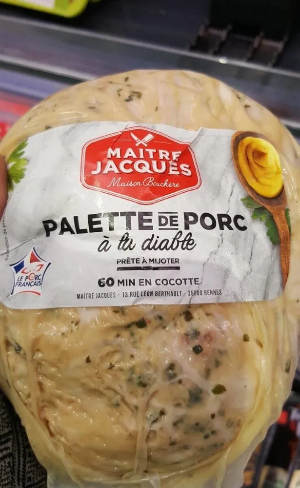 Palette de porc