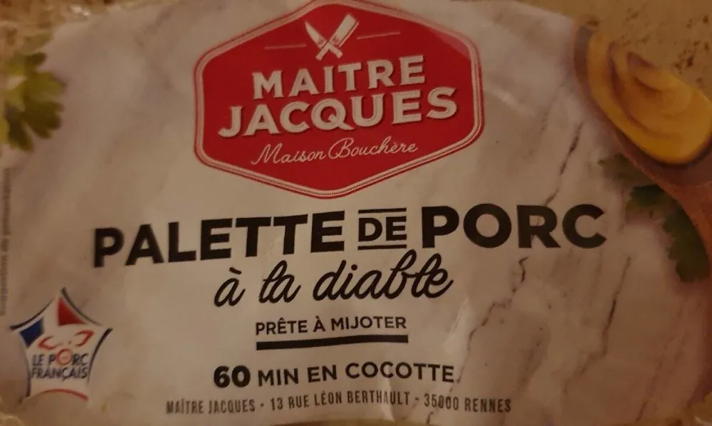 Palette de porc à la diable
