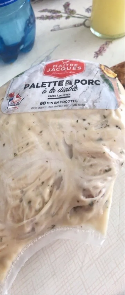 Palette de porc à la diable