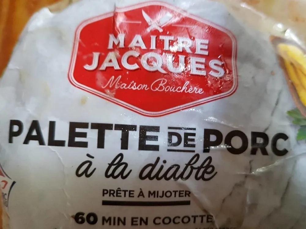 Palette de porc à la diable