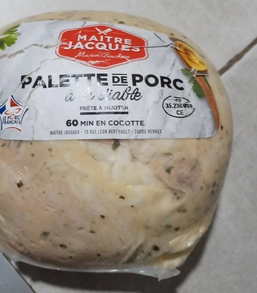 Palette de porc