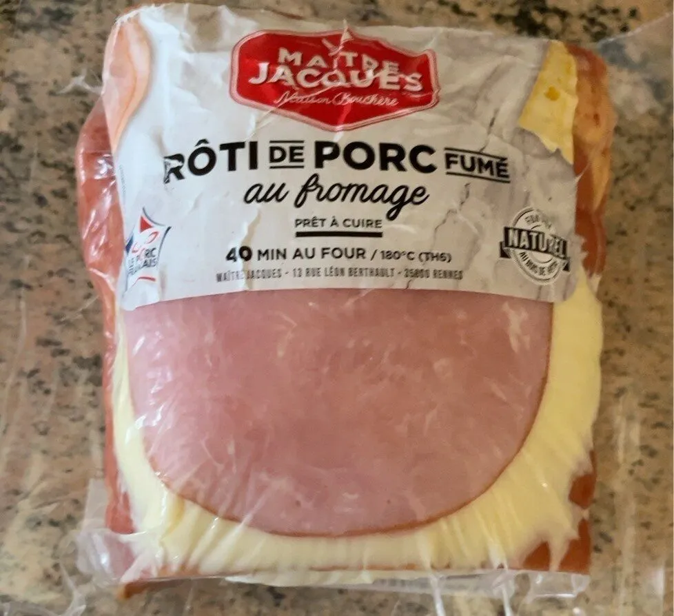 Rôti de porc fumé au fromzge