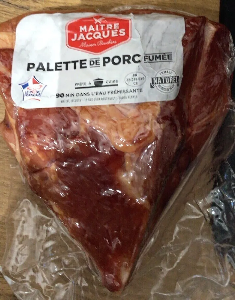 Palette de porc fumée