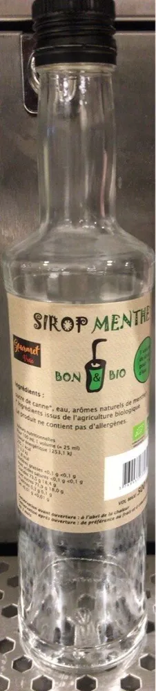 Sirop menthe