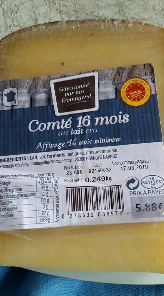 Compté 16 mois
