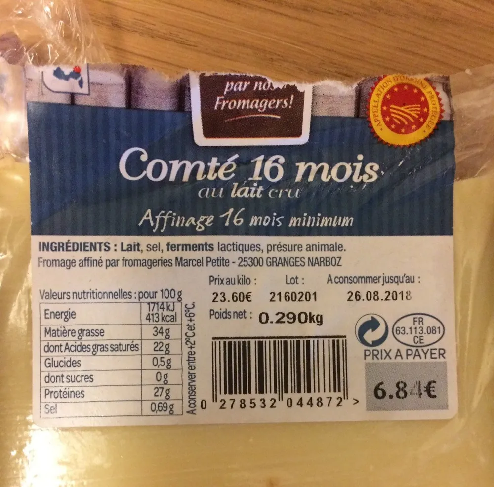 Comté 16 mois