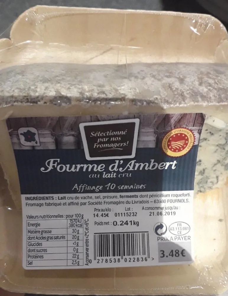 Fourme ďambert