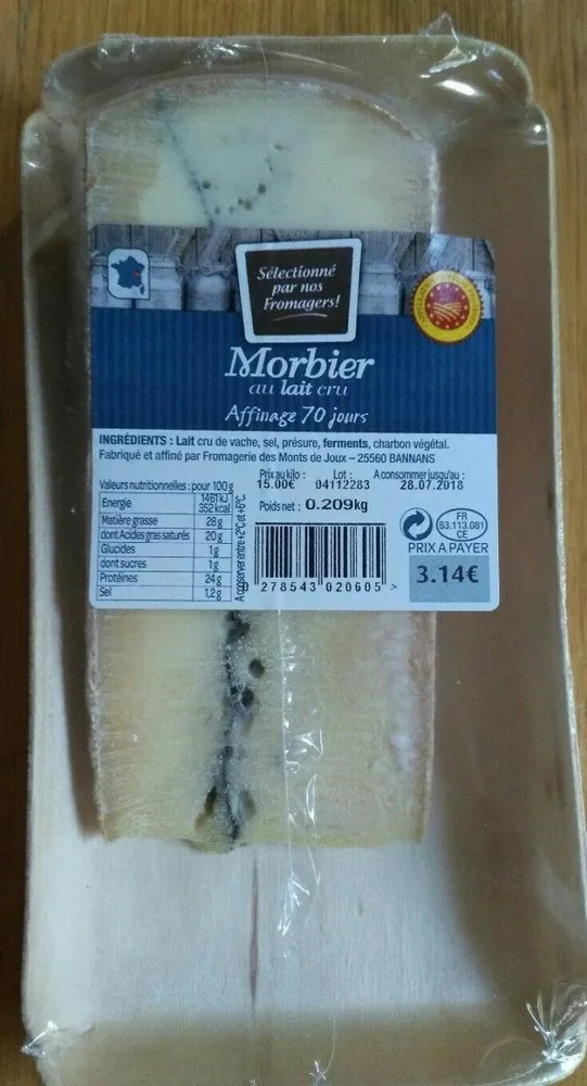Morbier au lait cru