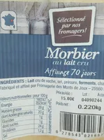 Morbier au lait cru