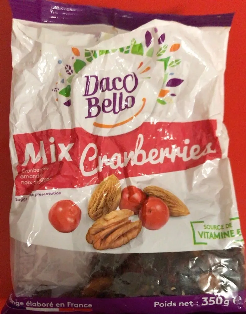 Mix cramberries