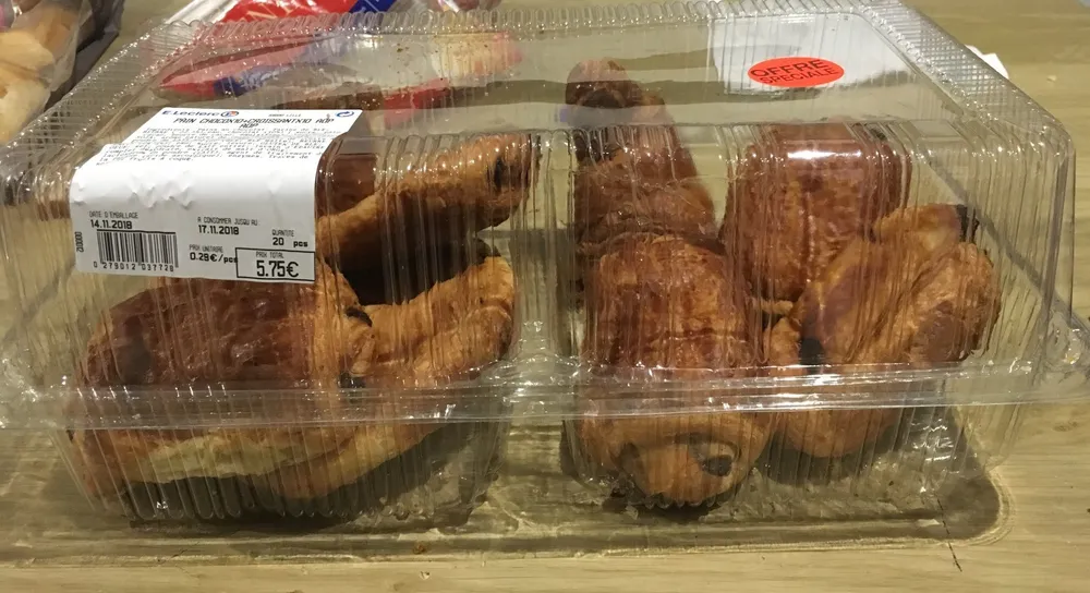 pains choco et croissants