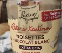 Pâte à tartiner noisette chocolat blanc
