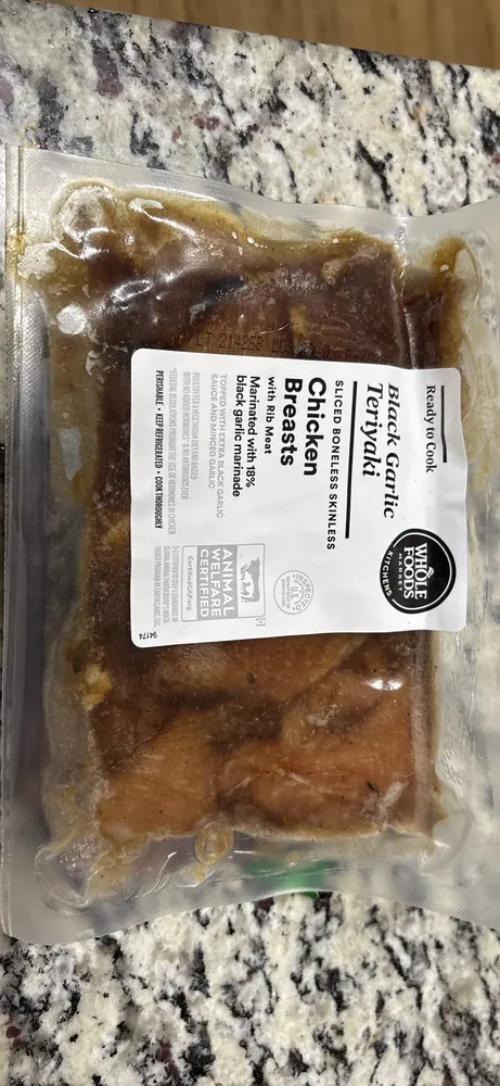 Black Garlic Teriyaki Chicken