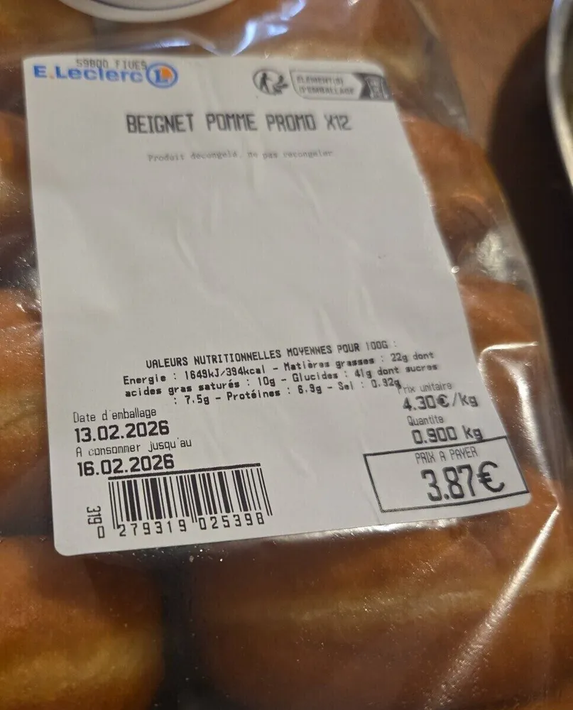 Beignet pomme