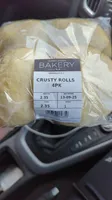 White Batch Crusty Roll