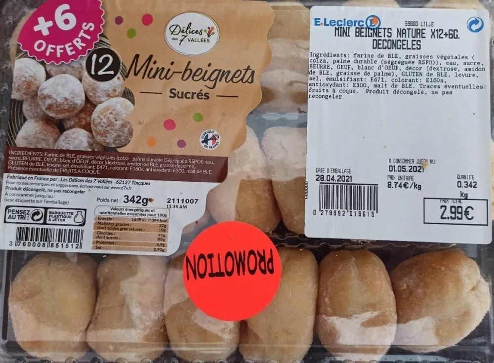 Mini-beignets sucrés