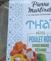 Thai pates et poulet roti gingembre sesame