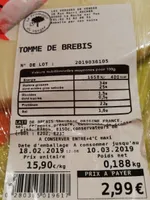 Tomme de brebis