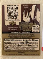 English Coastal Cheddar Cheese