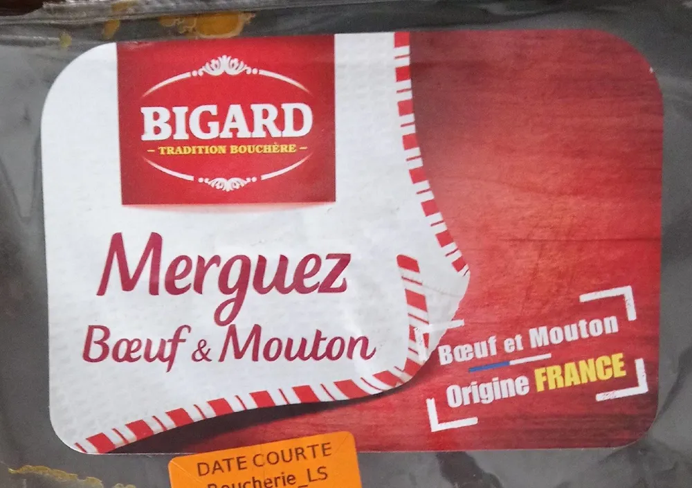 Merguez bœuf et mouton