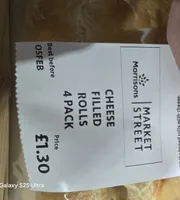 Cheese Filled Ciabatta Roll