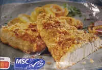 Seelachs in Röstzwiebelpanade