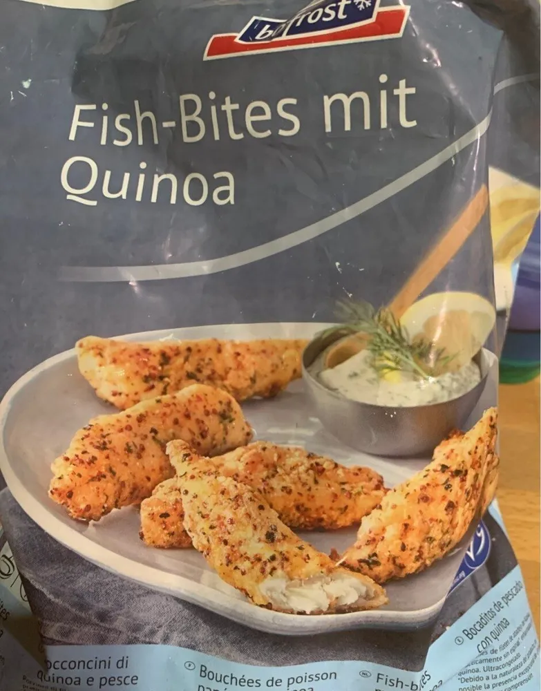 Fish bites mit quinoa