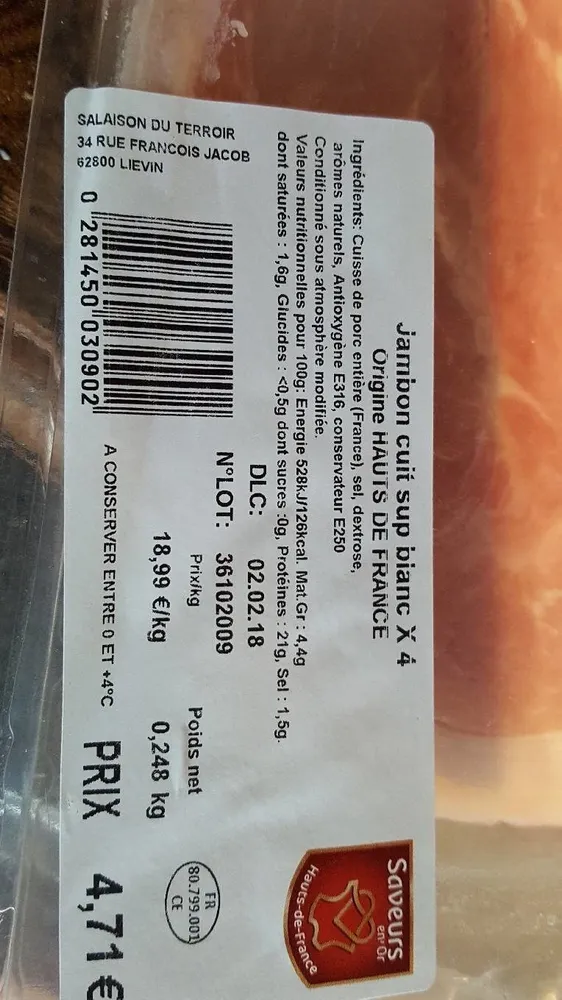 Jambon cuit