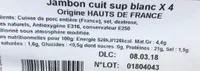 Jambon cuit