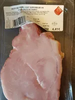 Rôti de porc cuit supérieur